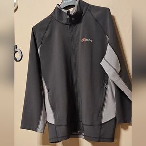 NWOT-Claudveil Lightweight Gray Full-Zip Jacket,Sz.L